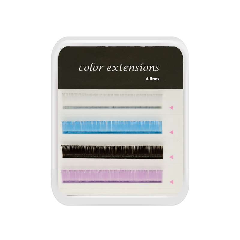 4 lines color mix individual eyelash extension suppliers