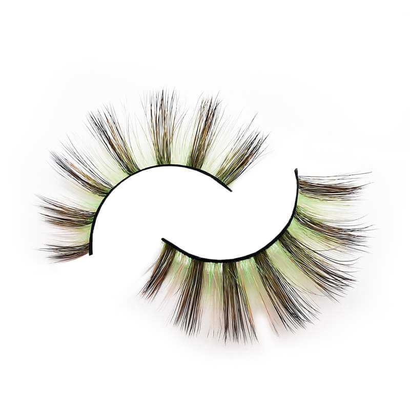 Colorful flare false eyelashes wholesale lashes bulk