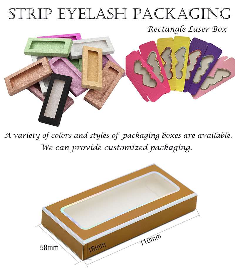 Strip eyelash packaging box vendors