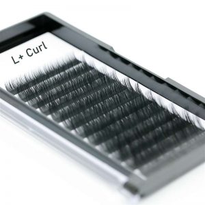 L+ curl double tips matte flat multipack cheap lash extension supplies